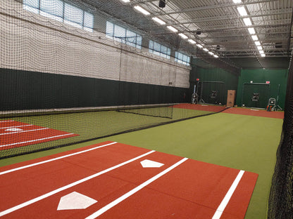 6 x 12 Batters Box Turf Mat w/ Home Plate